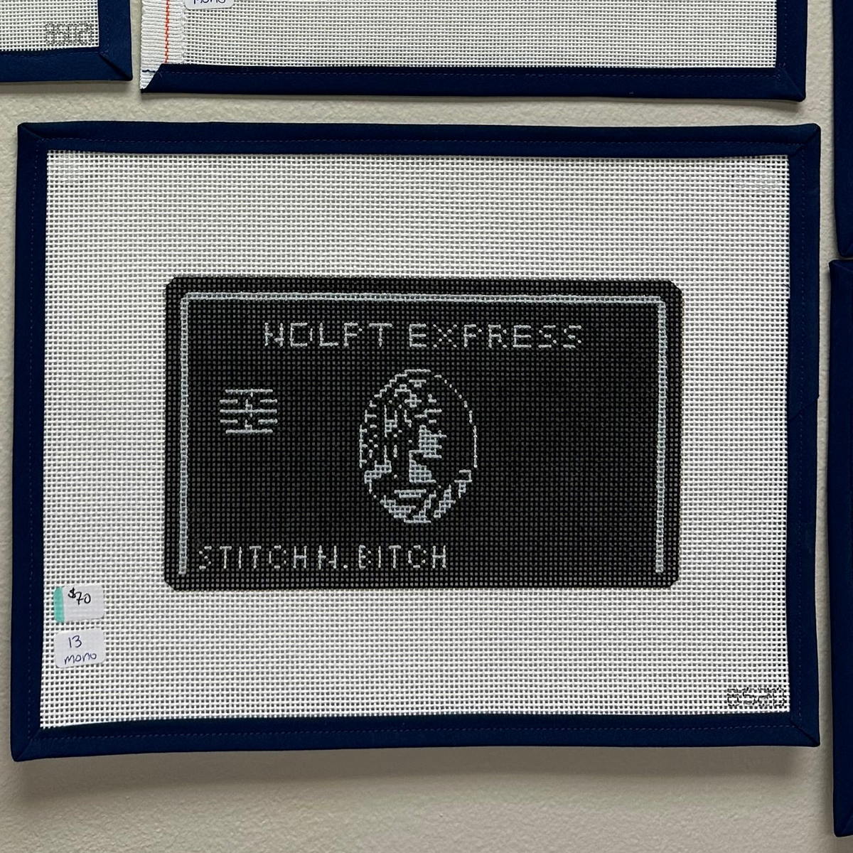 Black Card Canvas 13 mesh
