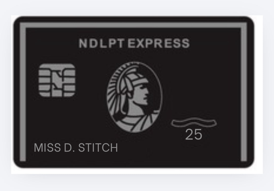 Black Card Needleminder (Miss D.) - PREORDER