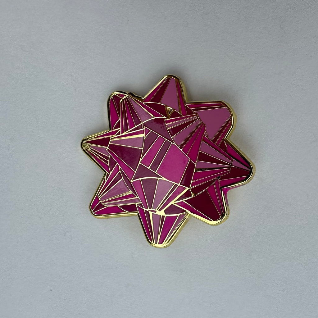 Pink Gift Bow Needleminder