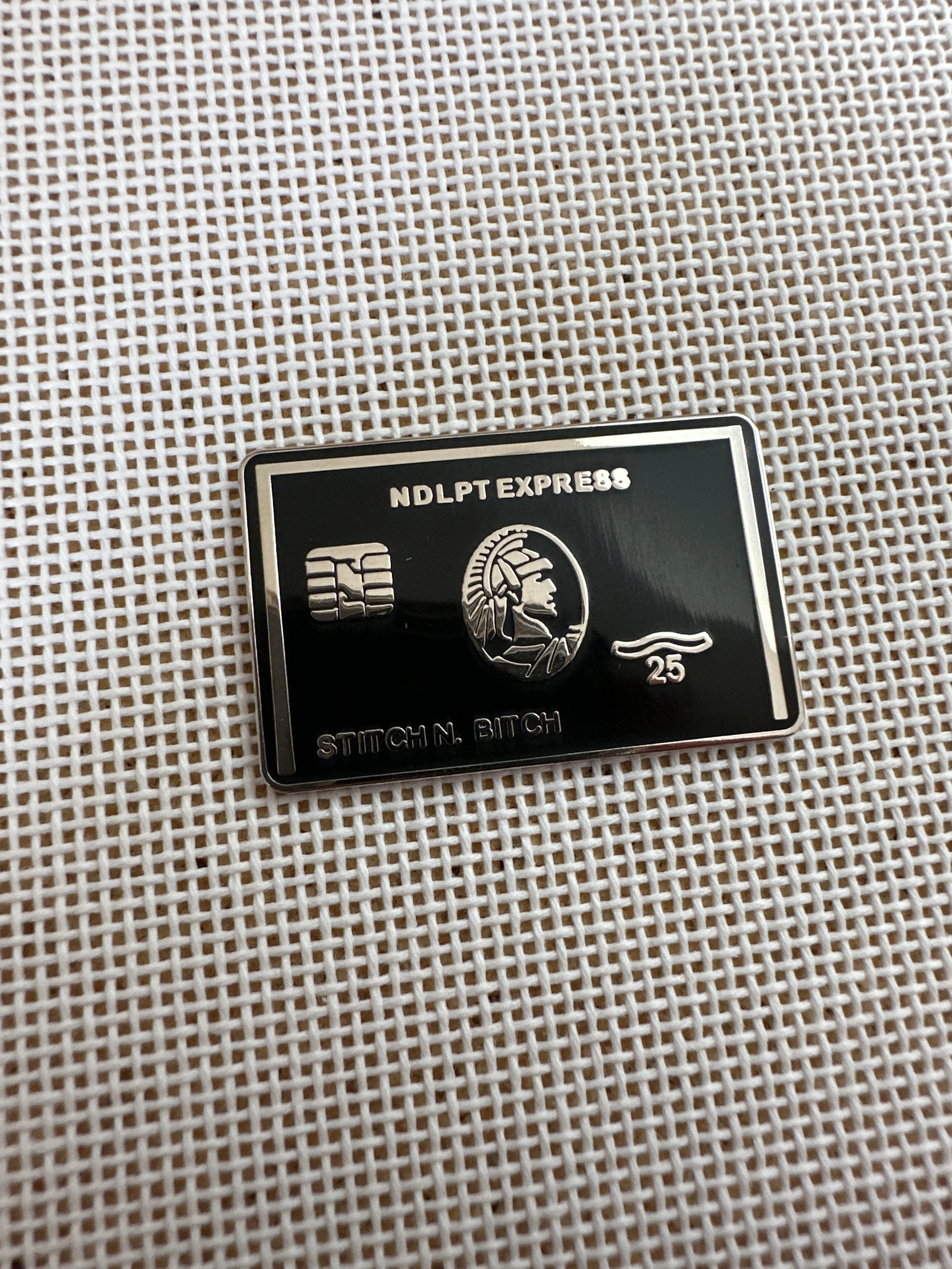 Imperfect Black Card Needleminder