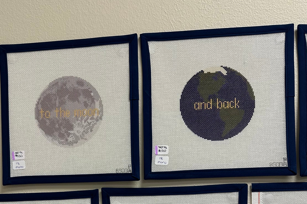 To The Moon and Back PRINTED Canvas Set