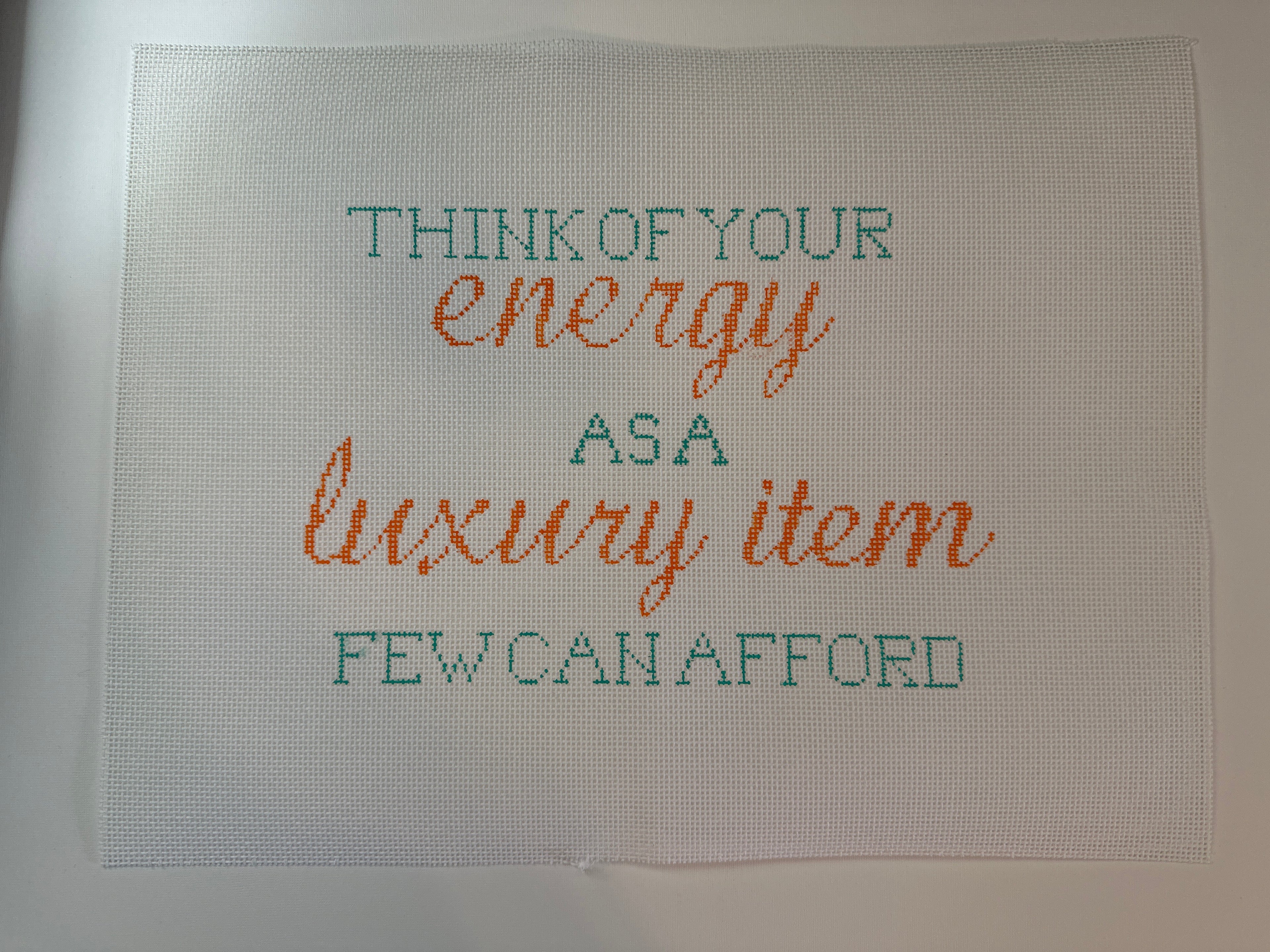 Imperfect Luxury Item Quote Pillow Canvas
