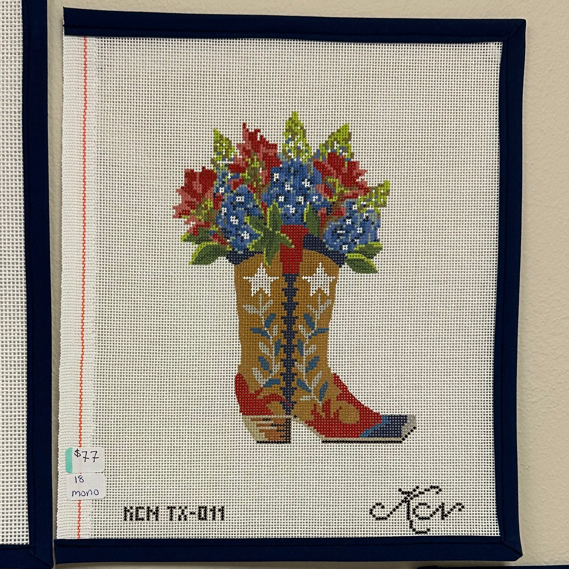Boot w/ Bonnets & Paintbrush