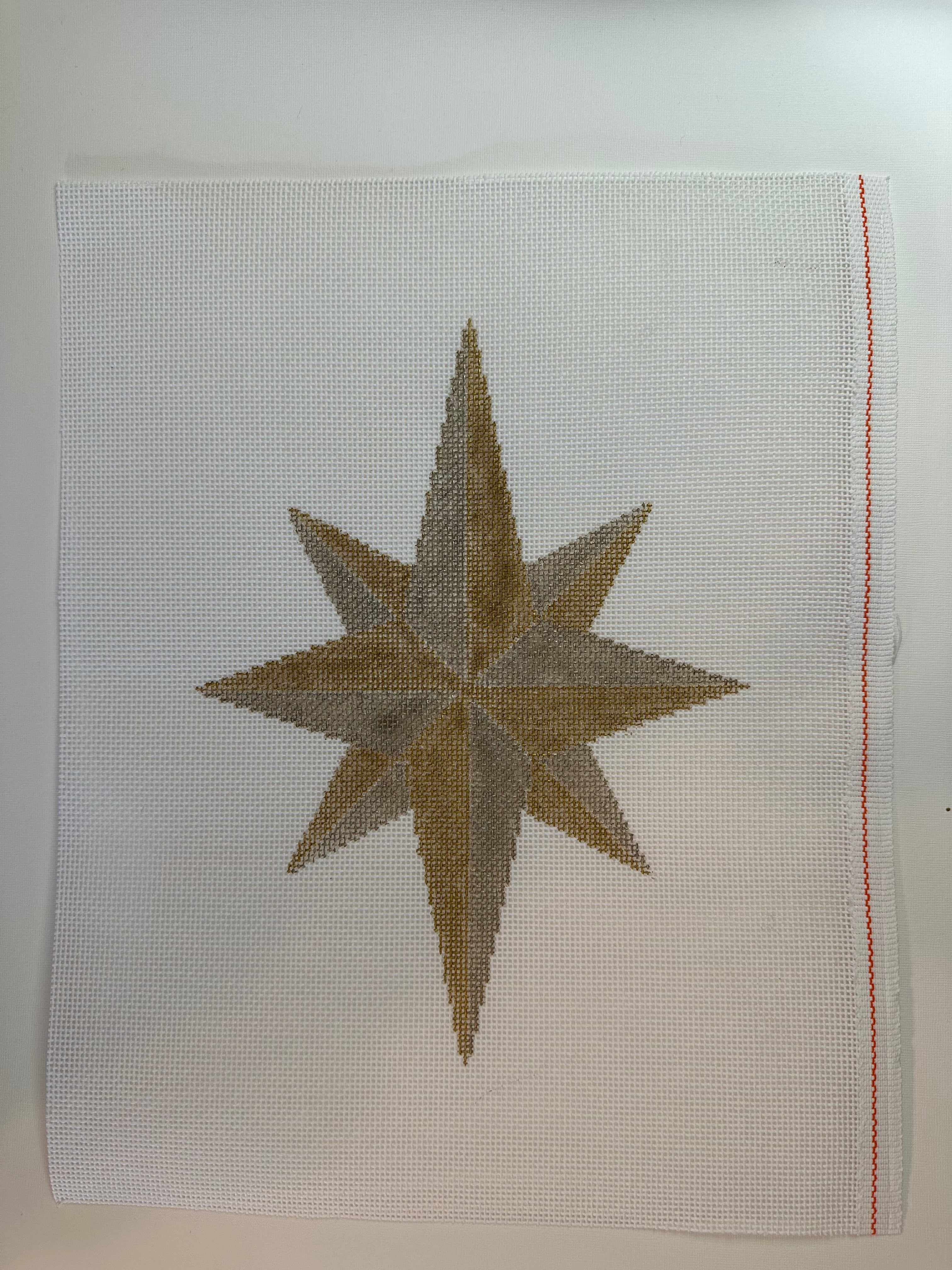 Imperfect North Star Tree Topper Canvas- 11 inches
