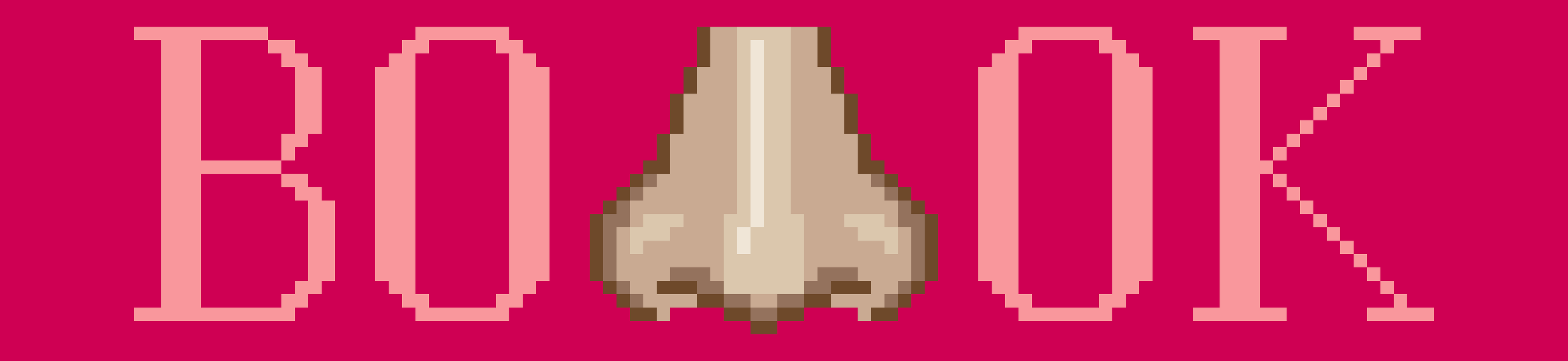 Nose in a Book Bookmark PRINTED Canvas - PREORDER